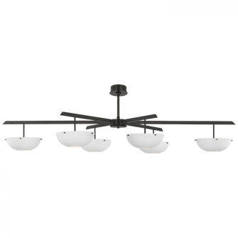 Valencia Grande Six Light Chandelier (279|ARN 5521BZ-WHT)