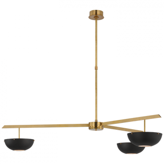 Valencia Extra Large Three Light Chandelier (279|ARN 5520HAB-BLK)