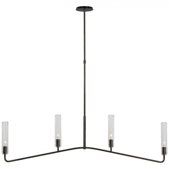 Casoria Large Linear Chandelier (279|ARN 5510BZ-CG)