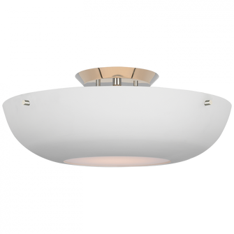 Valencia 16'' Flush Mount (279|ARN 4520PN-WHT)