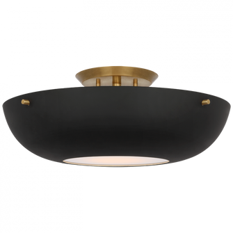 Valencia 16'' Flush Mount (279|ARN 4520HAB-BLK)