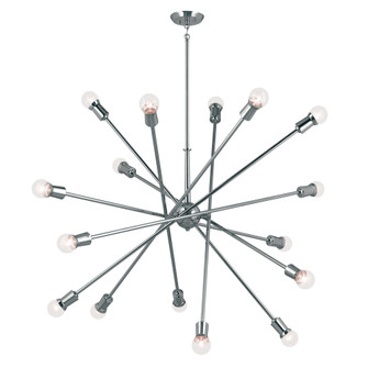 Armstrong 63'' 16 Light Chandelier in Chrome (2|52537CH)