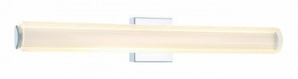 LED Wall Sconce in Chrome Finish with Striped Acrylic (77|P1023-077-L)