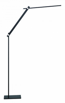 LED Floor Lamp in Anodized Brushed Coal Black with 3-Way Touch Dimmer (77|P080-66F-L)