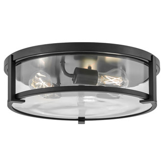 Medium Flush Mount (87|3243BK-CL)