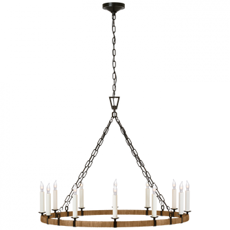 Darlana Large Wrapped Ring Chandelier (279|CHC 5873AI/NRT)