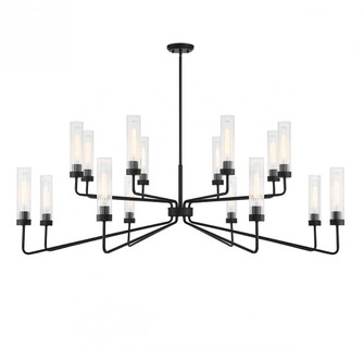 Baker 16-Light Chandelier in Matte Black (128|1-8862-16-89)