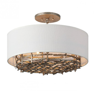 Cameo 4-Light Convertible Semi-Flush or Pendant in Campagne Luxe (128|6-1067-4-10)