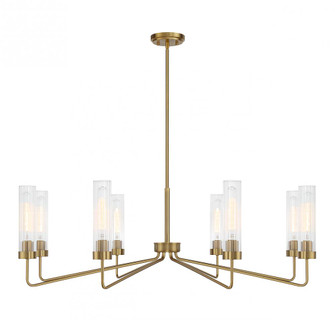 Baker 8-Light Chandelier in Warm Brass (128|1-8860-8-322)