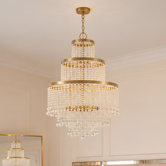 Luna 15-Light Chandelier in Warm Brass (128|1-1868-15-322)