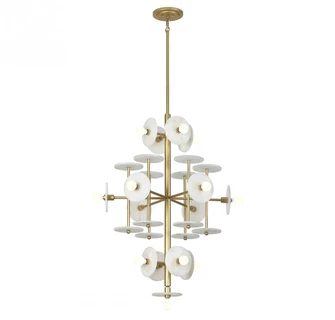 Amani 15-Light Chandelier in Royal Gold (128|1-1592-15-38)