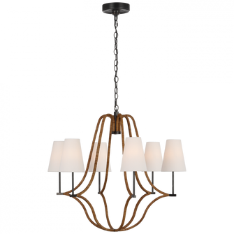 Biscayne Large Wrapped Chandelier (279|CHC 5581BZ/NRT-L)
