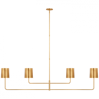 Go Lightly 70'' Four Light Linear Chandelier (279|BBL 5087G-G)