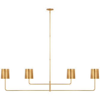 Go Lightly 70'' Four Light Linear Chandelier (279|BBL 5087G-G)