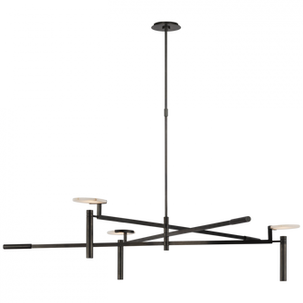 Melange Grande Floating Disc Chandelier (279|KW 5603BZ-ALB)