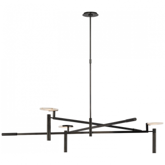 Melange Grande Floating Disc Chandelier (279|KW 5603BZ-ALB)