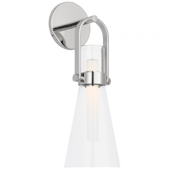 Larkin Medium Conical Bracketed Sconce (279|IKF 2450PN-CG)