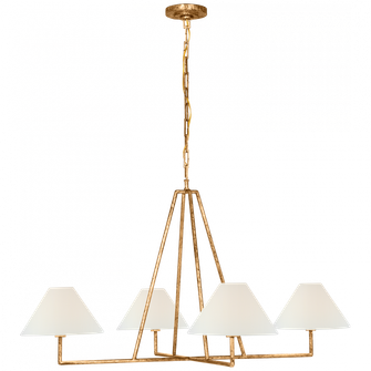 Ashton Extra Large Four Light Sculpted Chandelier (279|CHC 5335GI-L)