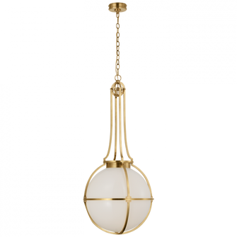 Gracie Large Captured Globe Pendant (279|CHC 5484AB-WG)