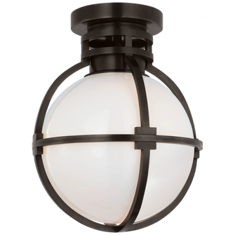 Gracie 10'' Captured Globe Flush Mount (279|CHC 4483BZ-WG)