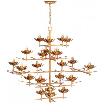 Clementine 48'' Tiered Entry Chandelier (279|JN 5162AGL)