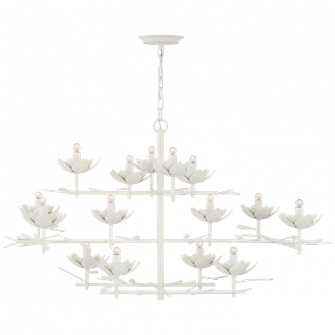 Clementine 48'' Low Wide Tiered Chandelier (279|JN 5161PW)