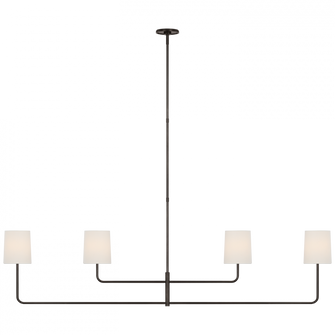 Go Lightly 70'' Four Light Linear Chandelier (279|BBL 5087BZ-L)