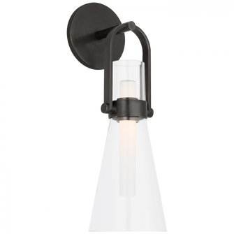 Larkin Medium Conical Bracketed Sconce (279|IKF 2450BZ-CG)