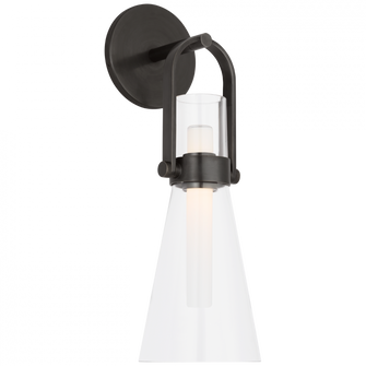 Larkin Medium Conical Bracketed Sconce (279|IKF 2450BZ-CG)