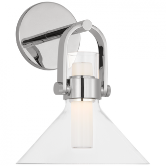 Larkin Small Empire Bracketed Sconce (279|IKF 2452PN-CG) Larkin Small Empire Bracketed Sconce (279|IKF 2452PN-CG)