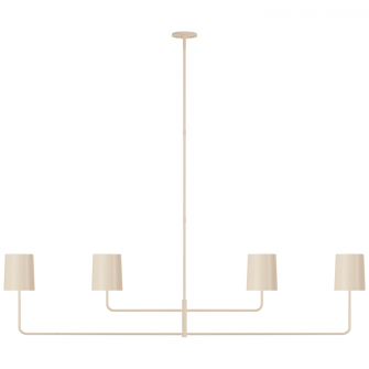 Go Lightly 70'' Four Light Linear Chandelier (279|BBL 5087CW-CW)