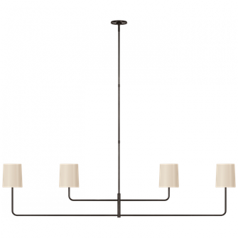 Go Lightly 70'' Four Light Linear Chandelier (279|BBL 5087BZ-CW)