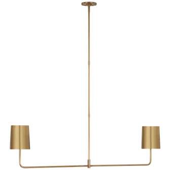 Go Lightly 54'' Two Light Linear Chandelier (279|BBL 5085SB-SB)