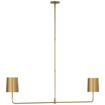 Go Lightly 54'' Two Light Linear Chandelier (279|BBL 5085SB-SB)