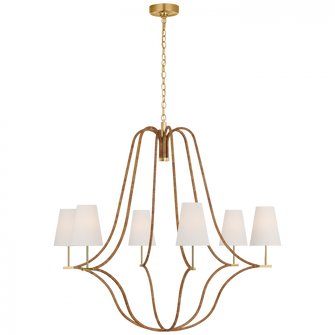 Biscayne Extra Large Wrapped Chandelier (279|CHC 5583AB/NRT-L) Biscayne Extra Large Wrapped Chandelier (279|CHC 5583AB/NRT-L)
