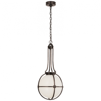 Gracie Medium Captured Globe Pendant (279|CHC 5483BZ-WG)