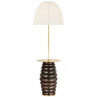 Phoebe Extra Large Tray Table Floor Lamp (279|KW 1619CBZ-LD)