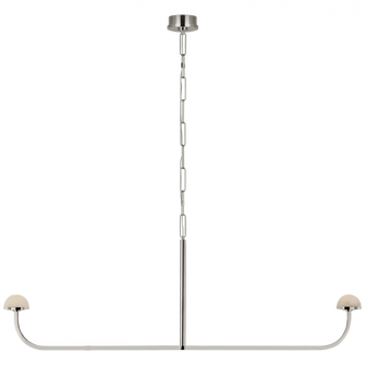 Pedra 56'' Linear Chandelier (279|KW 5625PN-ALB)