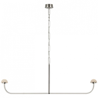 Pedra 56'' Linear Chandelier (279|KW 5625PN-ALB)