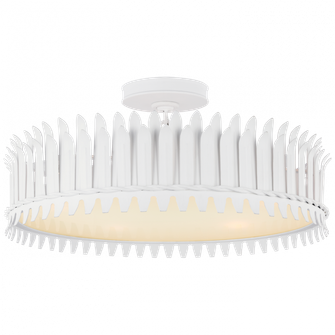Leslie 21'' Semi-Flush (279|SK 4207PW)
