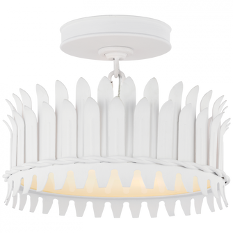 Leslie 12'' Semi-Flush (279|SK 4205PW)