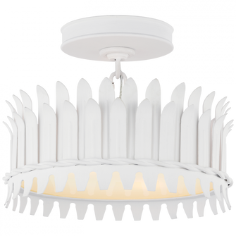 Leslie 12'' Semi-Flush (279|SK 4205PW)