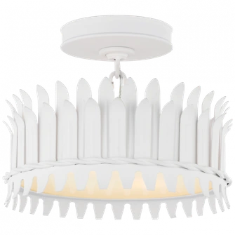 Leslie 12'' Semi-Flush (279|SK 4205PW)