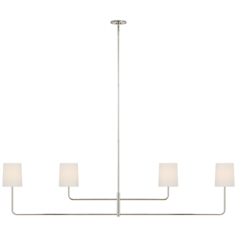 Go Lightly 70'' Four Light Linear Chandelier (279|BBL 5087PN-L)