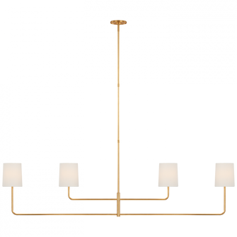 Go Lightly 70'' Four Light Linear Chandelier (279|BBL 5087G-L) Go Lightly 70'' Four Light Linear Chandelier (279|BBL 5087G-L)