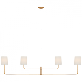 Go Lightly 70'' Four Light Linear Chandelier (279|BBL 5087G-L)