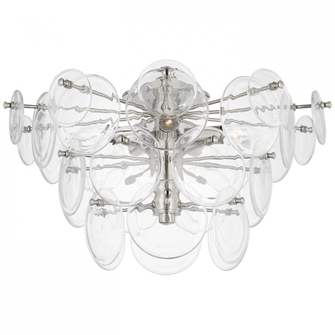 Loire Large Tiered Flush Mount (279|ARN 4451PN-CSG)