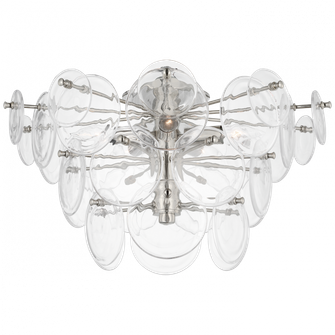Loire Large Tiered Flush Mount (279|ARN 4451PN-CSG)