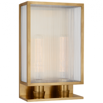 York 16'' Double Box Sconce (279|BBL 2182SB-CRB)