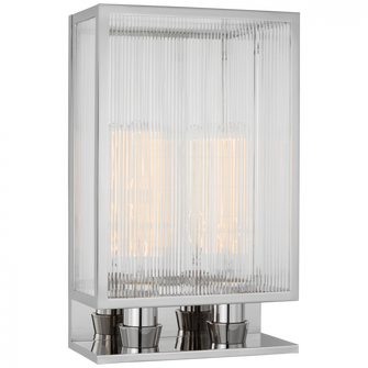 York 16'' Double Box Sconce (279|BBL 2182PN-CRB)
